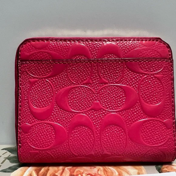 Coach Neon Pink Wallet - Picture 4 of 11